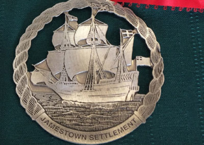 JamestownSettlementPewterOrnamentGift