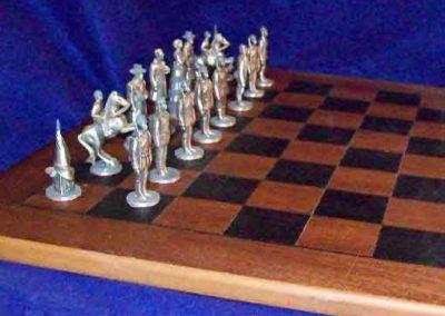 Pewter Chess Set